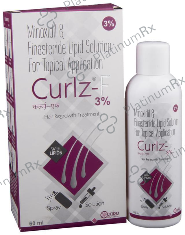 Curlz F 3% Topical Solution 60ml
