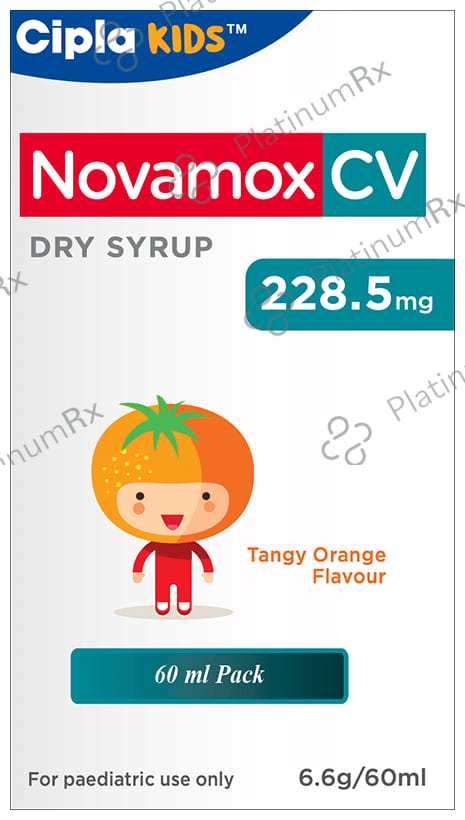 Novamox CV 200/28.5mg Dry Syrup 60ml
