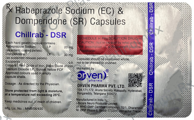 Chillrab DSR 30/20mg Capsule 10s