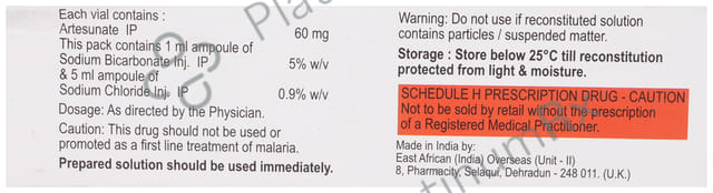 Chinsunate 60mg Injection