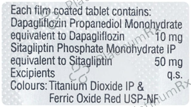 Dapavel S 10/50mg Tablet 10s