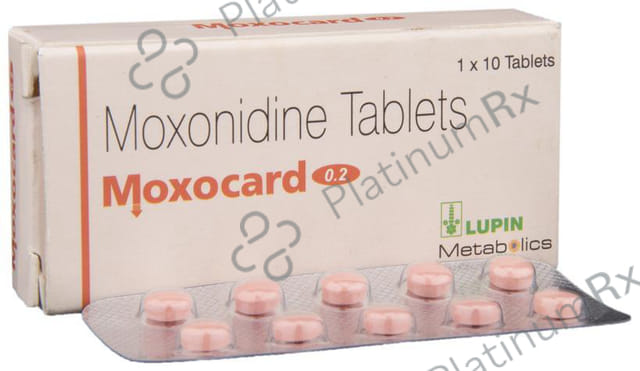 Moxocard 0.2mg Tablet 10s