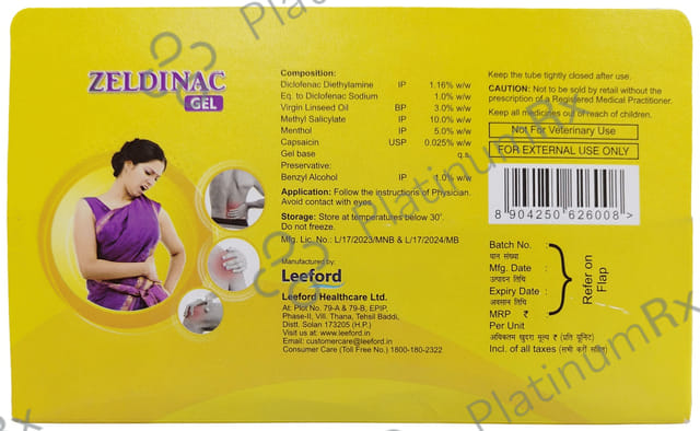 Zeldinac Gel 50gm