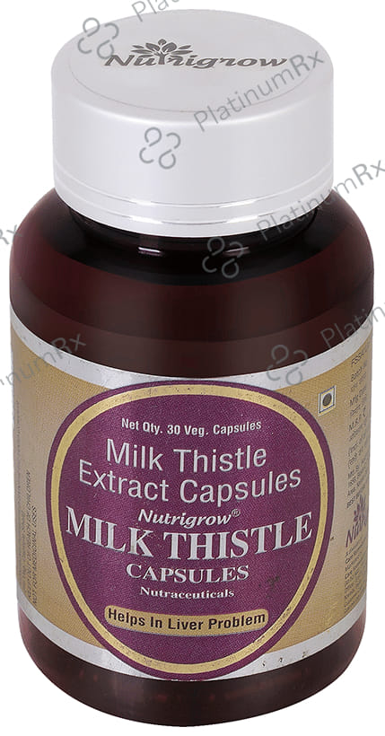 Nutrigrow Milk Thistle Veg Capsule 30 vegicaps