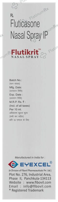 Flutikrit 50mcg Nasal Spray 10ml