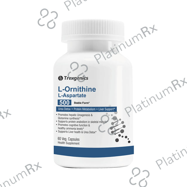 Trexgenics L-Ornithine L-Aspartate 500mg Veg. Capsules