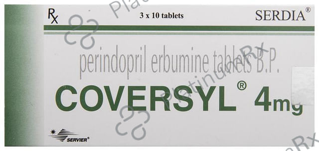 Coversyl 4mg Tablet 10s