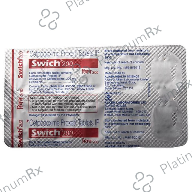 Swich 200mg Tablet 10s