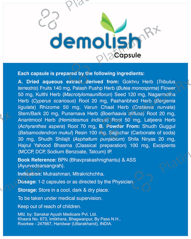 Leeford Demolish Capsule