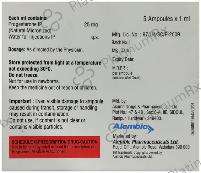 Gestofit SR 25mg Injection 1ml