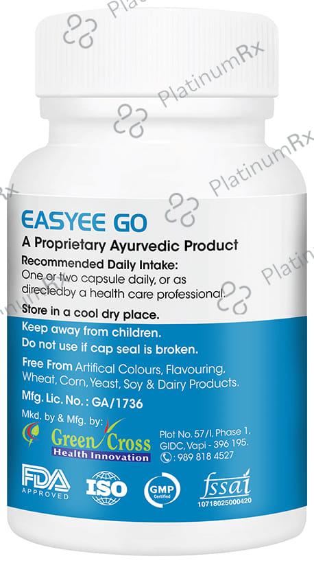 Vitagreen Easyee Go 500mg Capsule