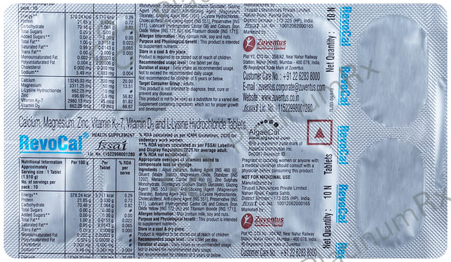 Revocal 200/50mg Tablet 10s