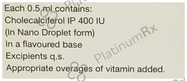 Deksel 400IU Nano Drop Kids 15ml