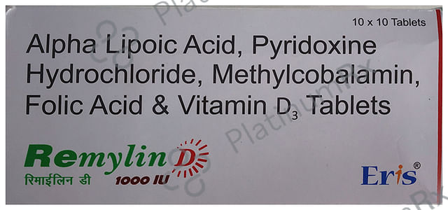 Remylin D 1000IU Tablet 10 Tablet