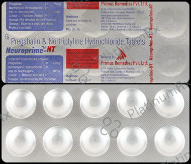 Neuroprime NT 10/75mg Tablet 10s