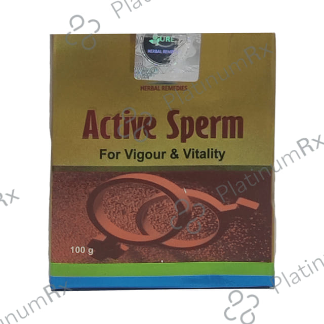 Cure Herbal Remedies Active Sperm 100 gm