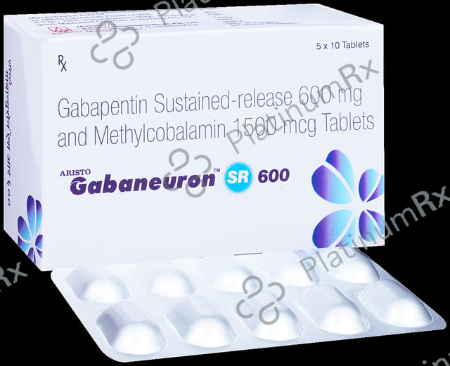 Gabaneuron 600mg/1500mcg Tablet SR 10s