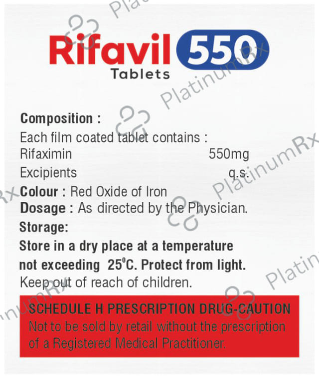 Rifavil 550mg Tablet 10s