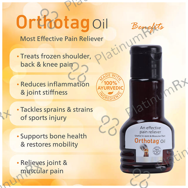 Orthotag Pain Reliever Oil (50ml Each) 1 Bottle