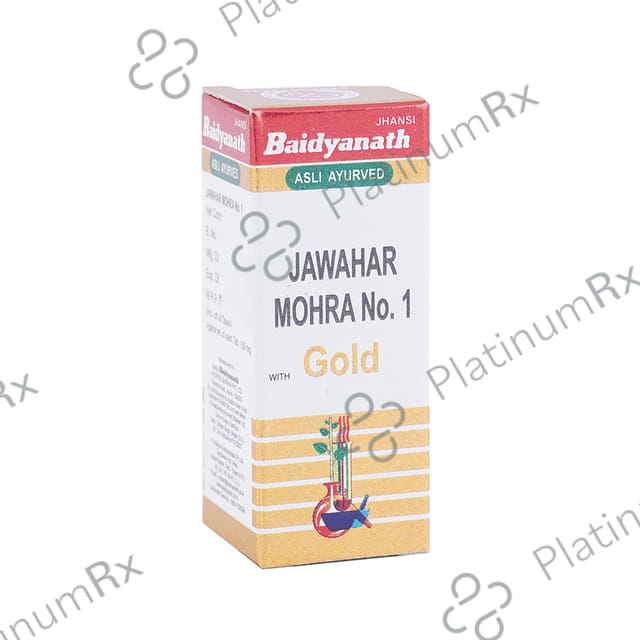 Baidyanath (Jhansi) Jawahar Mohra No. 1 with Gold Tablet 10 tablets