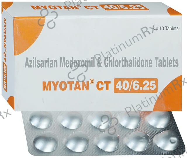 Myotan CT 40/6.25mg Tablet 10s