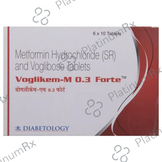 Voglikem M Forte 0.3/1000mg Tablet SR 10s