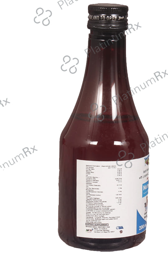 Nutrapure Syrup Sugar Free