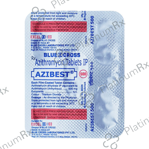 Azibest 500mg Tablet 5s