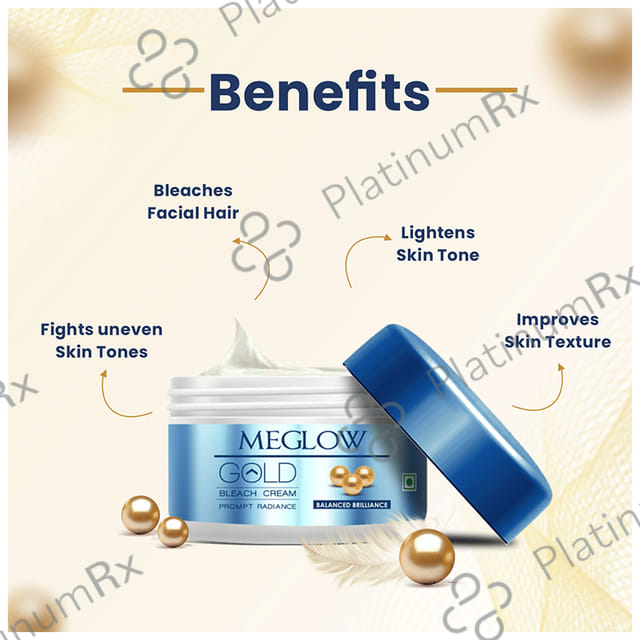 Meglow Gold Bleach Cream