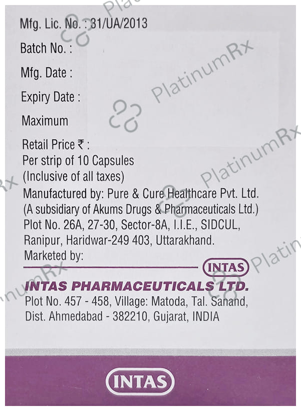 Anxyfree 50mg Capsule 10s