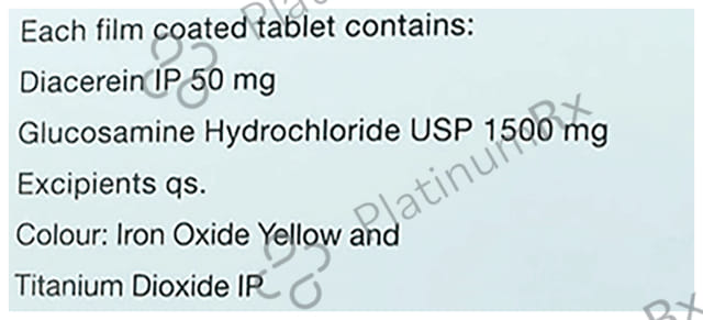 Arthocerin DG 50/1500mg Tablet 10s