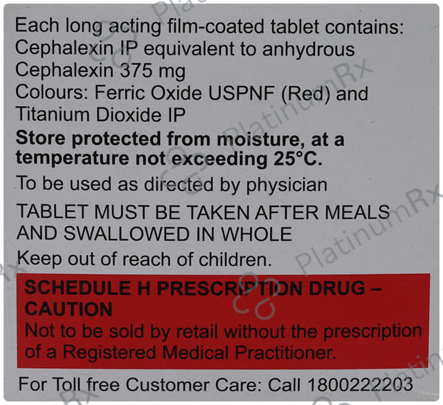 Phexin BD 375mg Tablet 10s