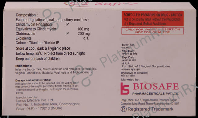 C2 Safe Vaginal Suppository