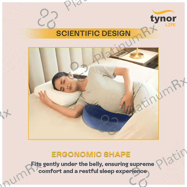 Tynor Elite Pregnancy Memory Universal Blue Pillow