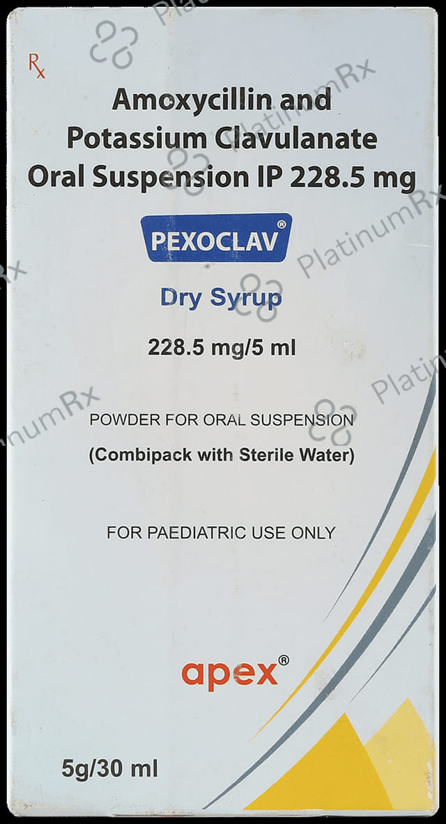 Pexoclav 200 mg/28.5 mg Dry Syrup