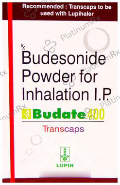 Budate 400mcg Transcaps 30s