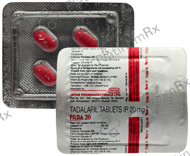Filda 20mg Tablet 4 Tablet