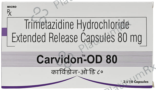 Carvidon OD 80mg Capsule 10s