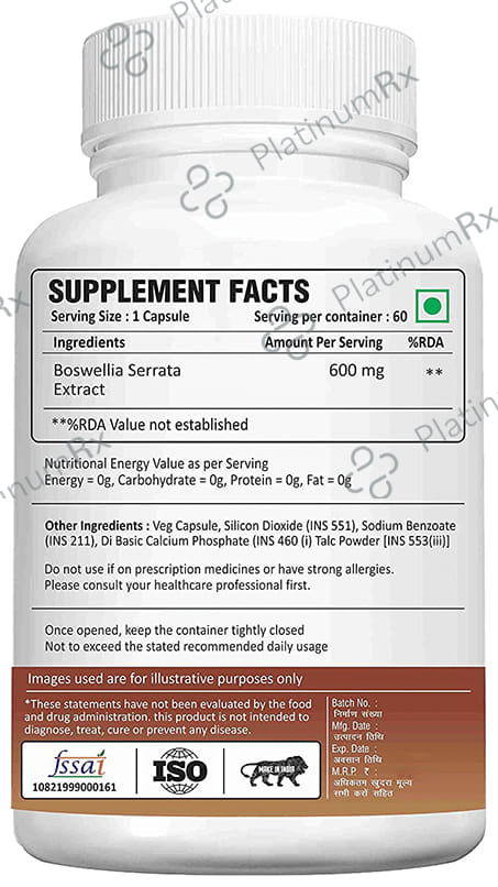 Adorreal Boswellia Serrata Capsule
