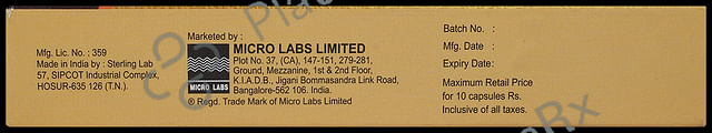 Avas Gold 75/20/75mg Capsule 10s