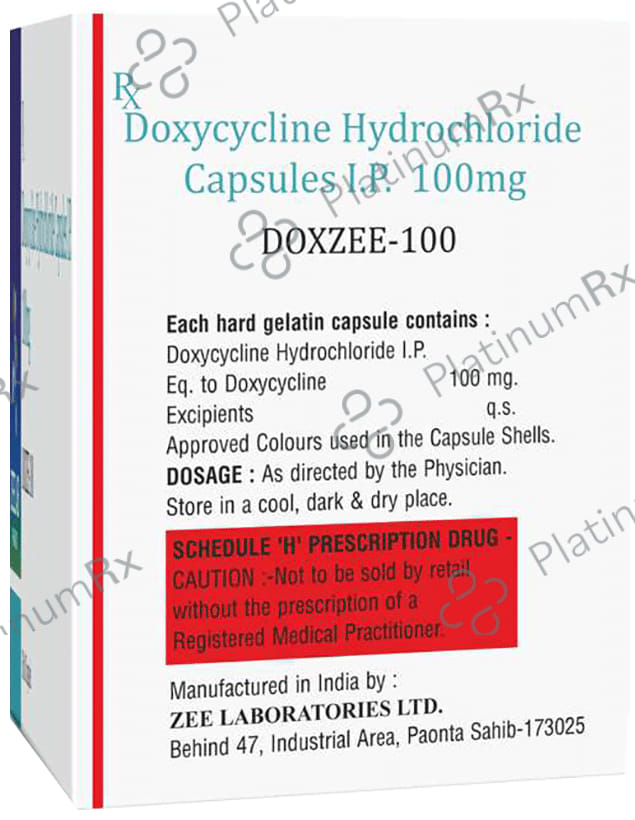Doxzee 100mg Capsule 10s