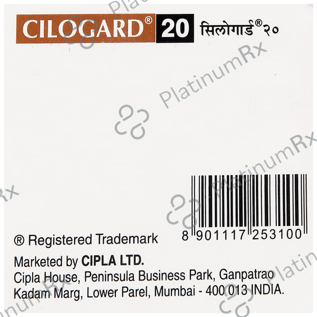 Cilogard 20 Tablet