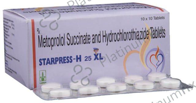 Starpress H 12.5/25mg XL Tablet 10s