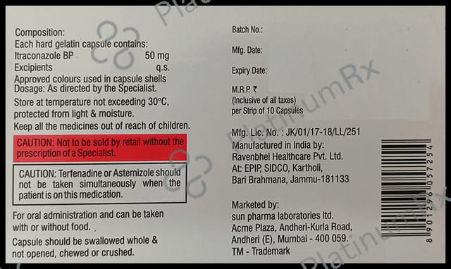 I Win SB 50mg Capsule 10s