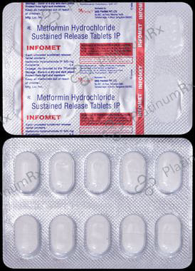 Infomet SR 500mg Tablet 10s