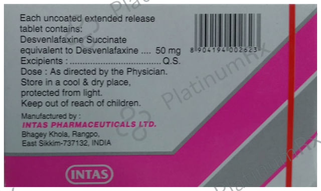 Ventab Dxt 50mg Tablet ER 10s