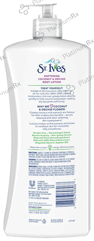 St. Ives Softening Coconut & Orchid Body Lotion 621ml
