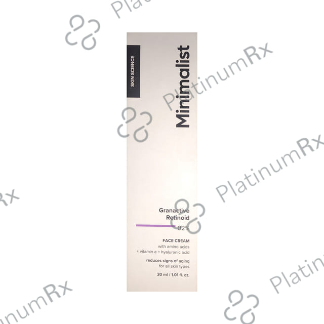 Minimalist 02% Granactive Retinoid Anti-Ageing Face Cream