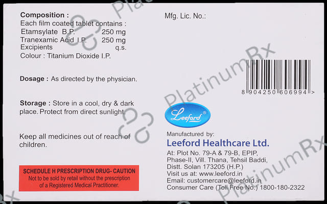 Theolate 250mg/250mg Tablet