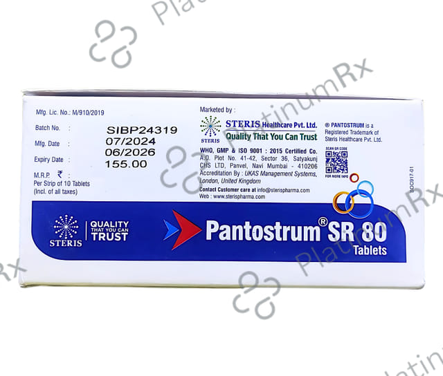 Pantostrum SR 80mg Tablet 10s